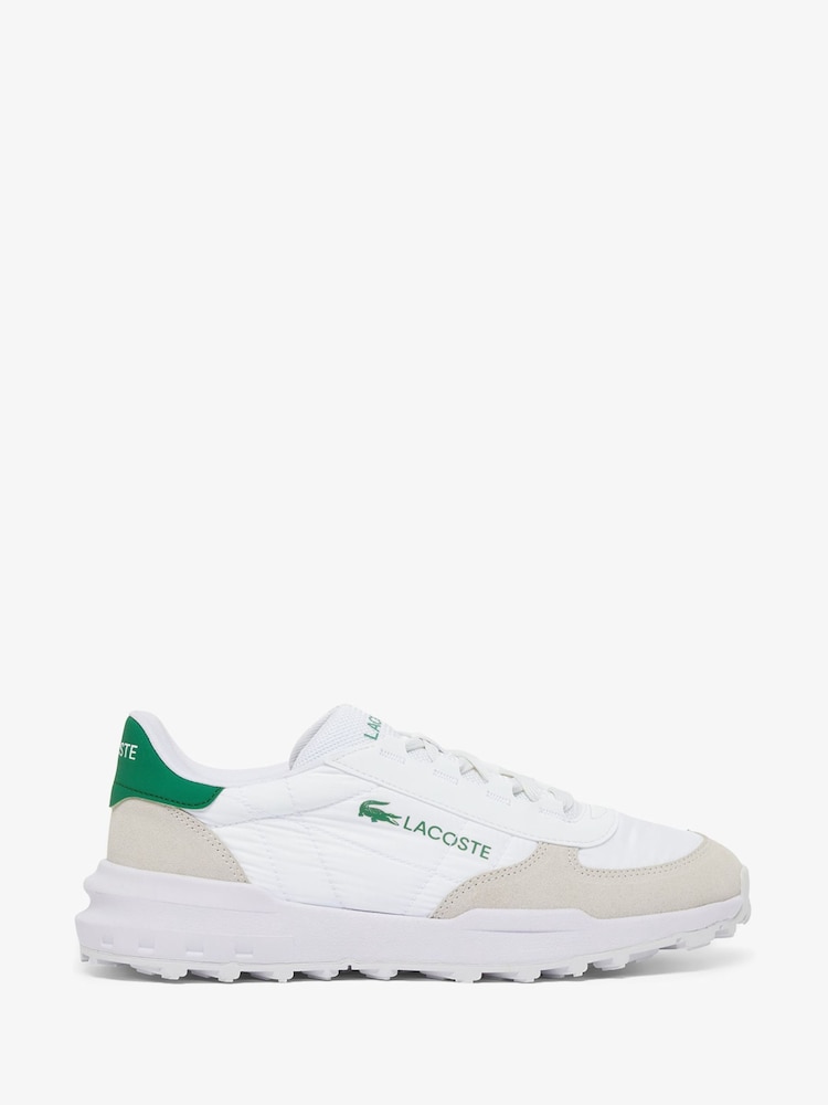 Lacoste White Elite Actv Evo Trainers - Image 1 of 6