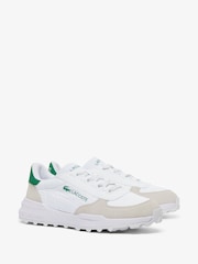 Lacoste White Elite Actv Evo Trainers - Image 2 of 6