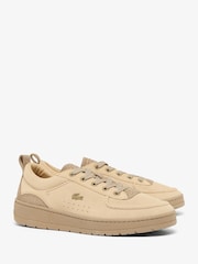 Lacoste Natural Umpire Trainers - Image 2 of 6