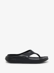 Lacoste Black Meduz Flip-Flop Sliders - Image 1 of 6