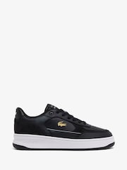 Lacoste Black L001 Ace Trainers - Image 1 of 2