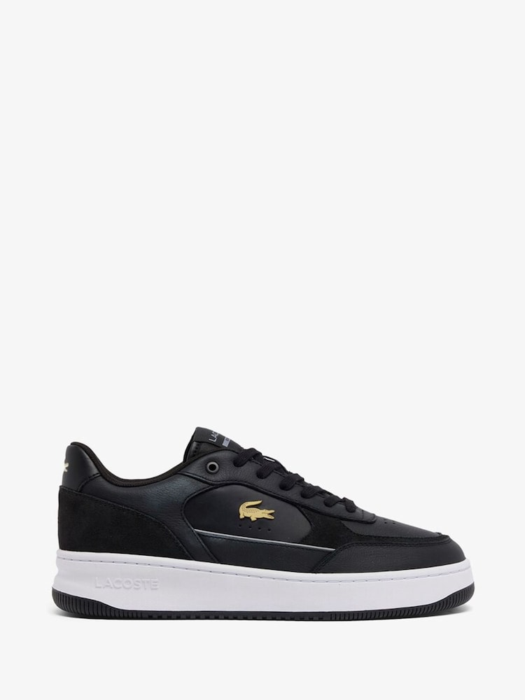 Lacoste Black L001 Ace Trainers - Image 1 of 2