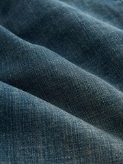 Green Tint Slim Fit Stretch Denim Shorts - Image 7 of 10