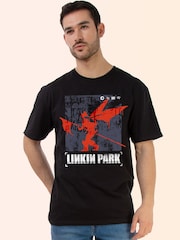 Brands In Black Linkin Park Tracklist Music T-Shirt - Image 1 of 4
