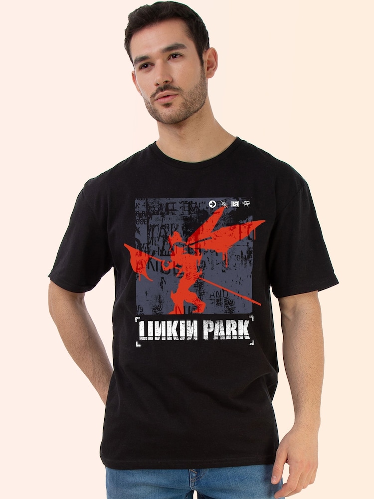 Brands In Black Linkin Park Tracklist Music T-Shirt - Image 1 of 4