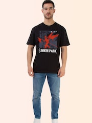 Brands In Black Linkin Park Tracklist Music T-Shirt - Image 2 of 4