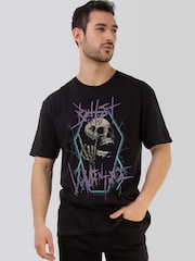 Brands In Black Bullet For My Valentine Skull Music T-Shirt - Image 1 of 4