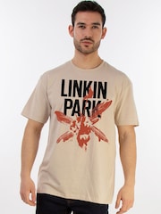 Brands In Natural Linkin Park Logo Music T-Shirt - Image 1 of 5