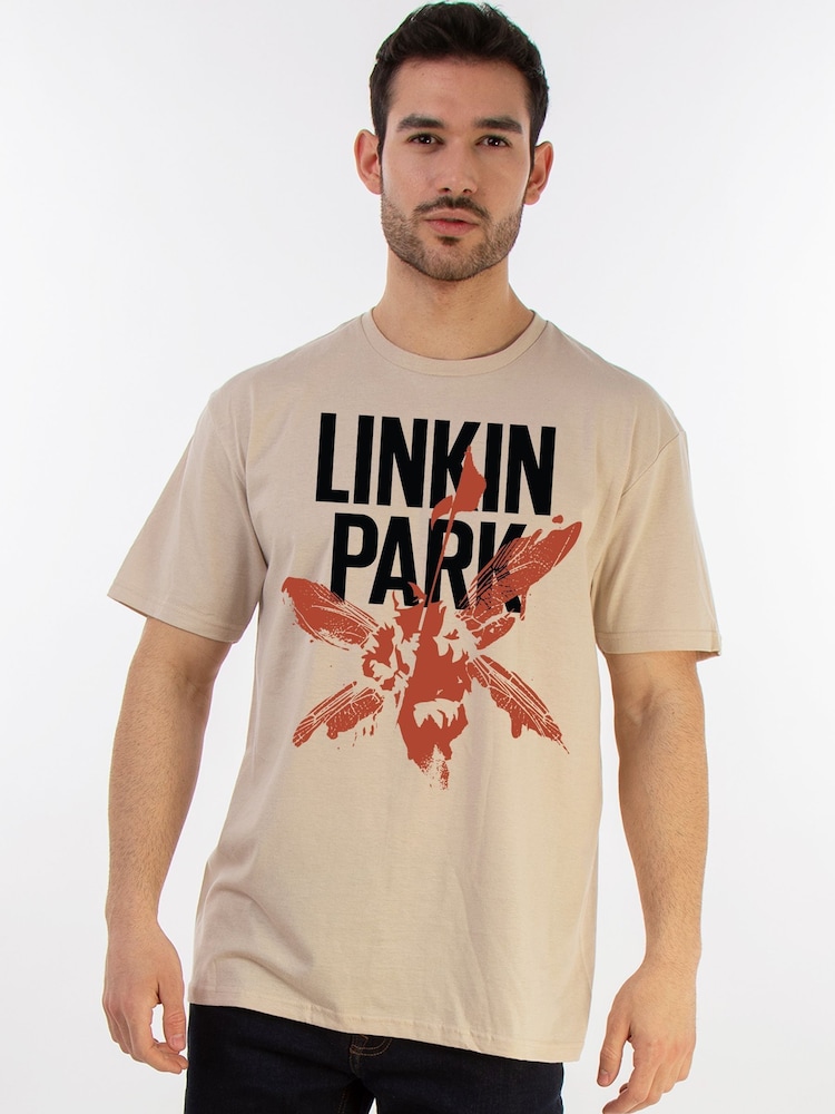 Brands In Natural Linkin Park Logo Music T-Shirt - Image 1 of 5