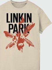 Brands In Natural Linkin Park Logo Music T-Shirt - Image 4 of 5