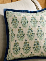 Nina Campbell Block Print Cushion - Bild 3 von 5