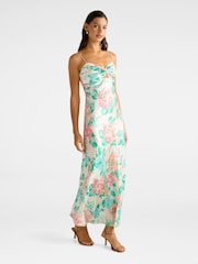 Forever New Cream Leslie Bustier Slip Dress - Image 4 of 4