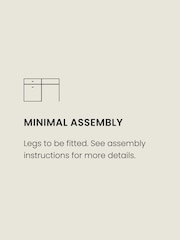 Relaxed Linen Look Woodblock Natural Digby Accent Chair - Image 4 of 9