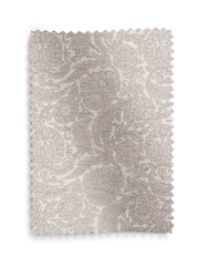 Relaxed Linen Look Woodblock Natural Digby Accent Chair - Image 9 of 9