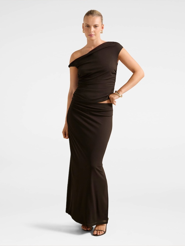 Blusa lateral Forever New Mia Mesh Twist - Imagem 5 de 5