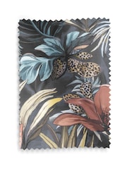 Opulent Velvet Tropical Print with Tassels Albury Large Storage Footstool - Image 11 of 11