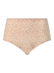 Chantelle One Size Soft Stretch Seamless High Waisted Nude Knickers - Image 4 of 4
