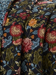 Dreams & Drapes Navy Bejewelled Quilted Bedspread - Image 3 of 3