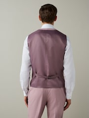 Кызгылт - Motionflex Textured Suit Waistcoat - 8ичинен 3 сүрөт