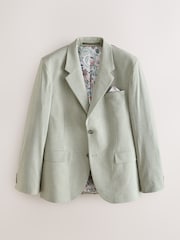 жашыл - Slim Fit Motionflex Textured Suit Jacket - 7ичинен 1 сүрөт