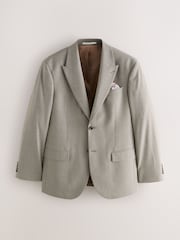 Neutral Regular Fit Motionflex Puppytooth Texture Suit Jacket - Image 5 of 11