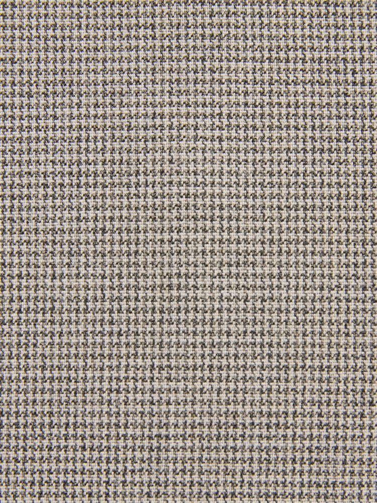 Neutral Regular Fit Motionflex Puppytooth Texture Suit Trousers - Image 11 of 11