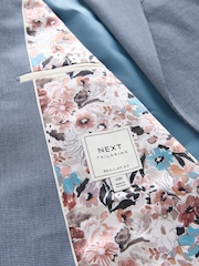 Blue Regular Fit Motionflex Puppytooth Texture Suit Jacket - Image 12 of 12