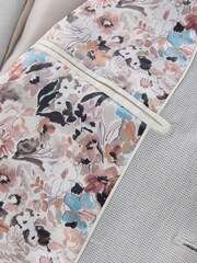 Grey Regular Fit Motionflex Puppytooth Texture Suit Jacket - Image 10 of 10