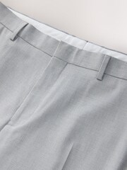 Gris - Pantalones de traje de corte estándar con diseño de pata de gallo texturizado Motionflex - Imagen 8 de 9