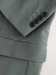 Green Loose Fit N.Premium Wool Blend Suit Jacket - Image 10 of 10