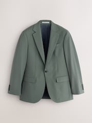 Green Loose Fit N.Premium Wool Blend Suit Jacket - Image 5 of 10