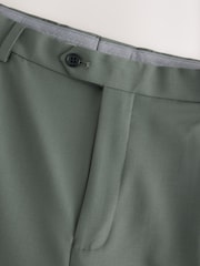 Green Loose Fit N.Premium Wool Blend Suit Trousers - Image 7 of 9
