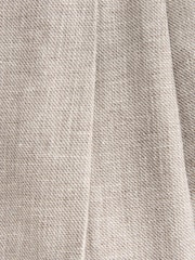 Neutral Loose Fit Linen Blend Texture Suit Trousers - Image 8 of 9