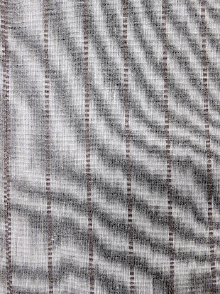 Grey N. Premium Tailored Fit Cotton Blend Stripe Suit Jacket - Image 13 of 13 Grey N. Premium Tailored Fit Cotton Blend Stripe Suit Jacket - Image 13 of 13