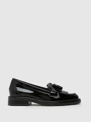 Schuh Lizzie Patent Leather Black Loafers - Image 1 of 4