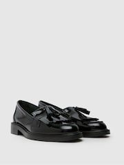 Schuh Lizzie Patent Leather Black Loafers - Image 2 of 4