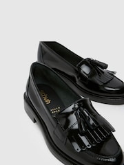 Schuh Lizzie Patent Leather Black Loafers - Image 3 of 4