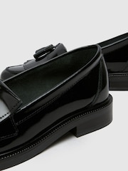 Schuh Lizzie Patent Leather Black Loafers - Image 4 of 4
