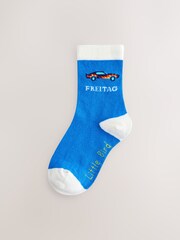 Little Bird by Jools Oliver Bright Rainbow German Days Of The Week Socks 7 Pack - Image 6 of 8