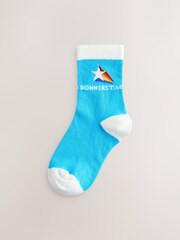 Little Bird by Jools Oliver Bright Rainbow German Days Of The Week Socks 7 Pack - Image 7 of 8