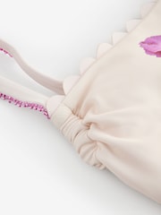 B by Ted Baker Scallop Edge White/Pink Floral Swimsuit with Tummy Control - Bild 12 von 12