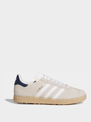 adidas Golf Chalk White Gazelle Spikeless Trainers - Image 1 of 10