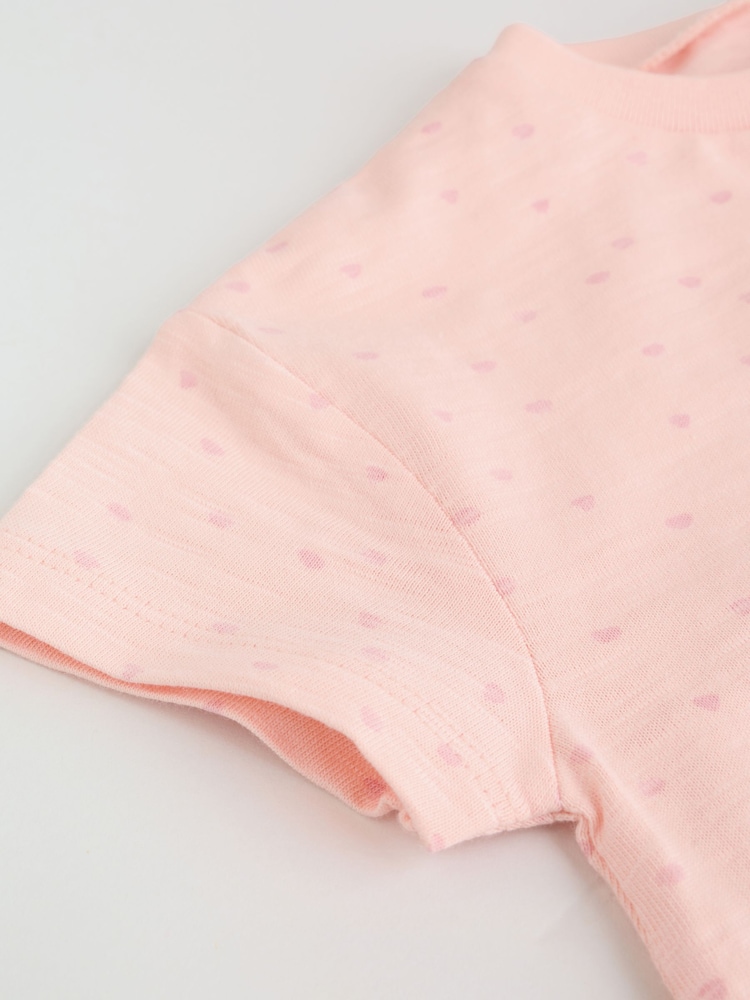 Pink Tonal Striped 3 Pack Jersey Baby Rompers 3 Pack - Image 13 of 13