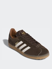 adidas Golf Brown Gazelle Spikeless Trainers - Image 3 of 9