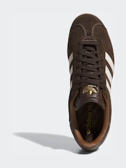 adidas Golf Brown Gazelle Spikeless Trainers - Image 6 of 9