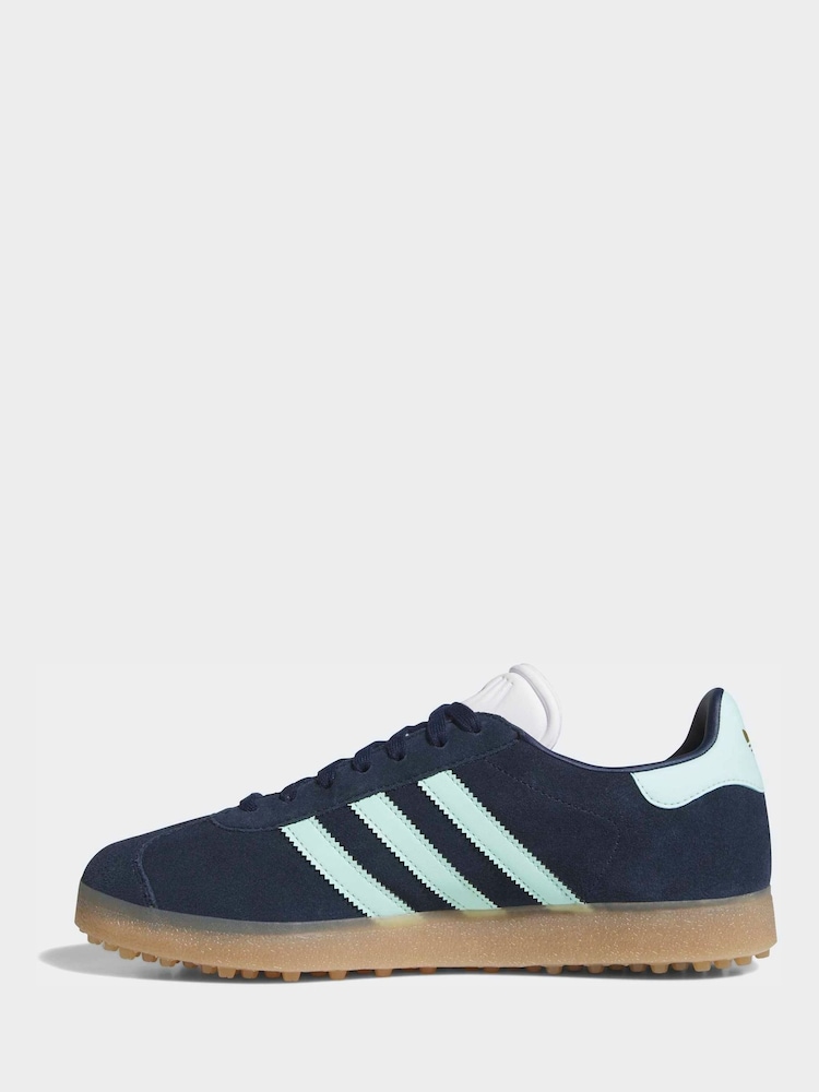 adidas Golf Navy Gazelle Spikeless Shoes - Image 2 of 9 adidas Golf Navy Gazelle Spikeless Shoes - Image 2 of 9