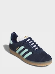 adidas Golf Navy Gazelle Spikeless Shoes - Image 3 of 9