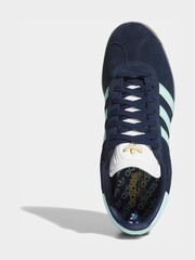 adidas Golf Navy Gazelle Spikeless Shoes - Image 6 of 9