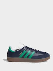 adidas Golf Navy Samba Spikeless Shoes - Image 1 of 10