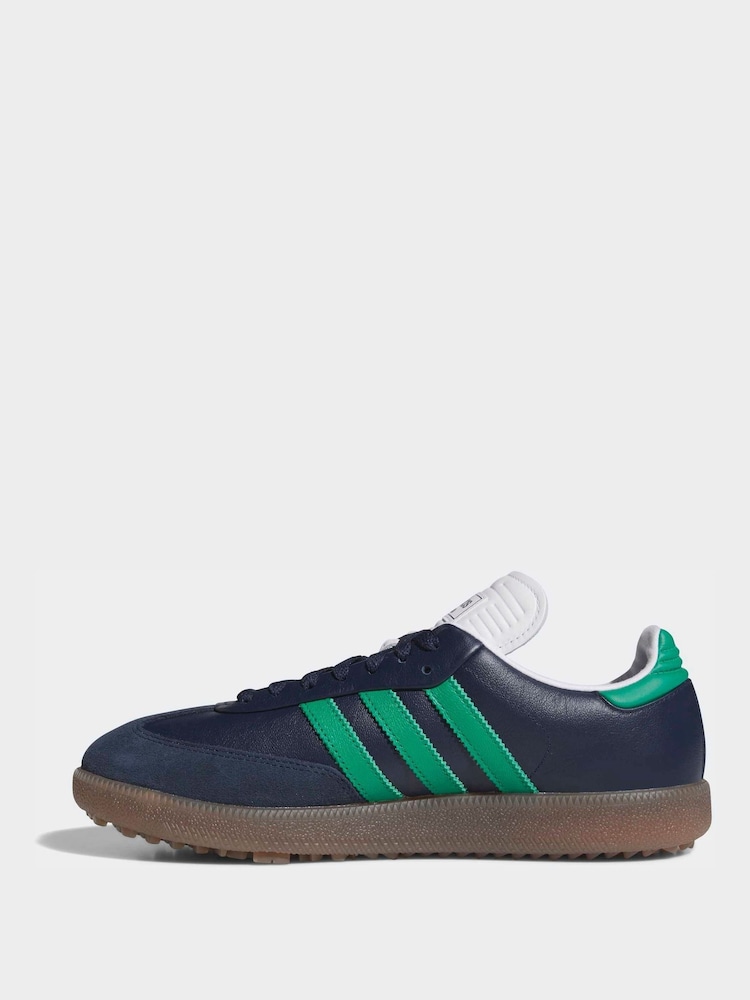 adidas Golf Navy Samba Spikeless Shoes - Image 2 of 10